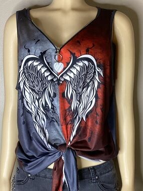 Angel Wing tied Tank